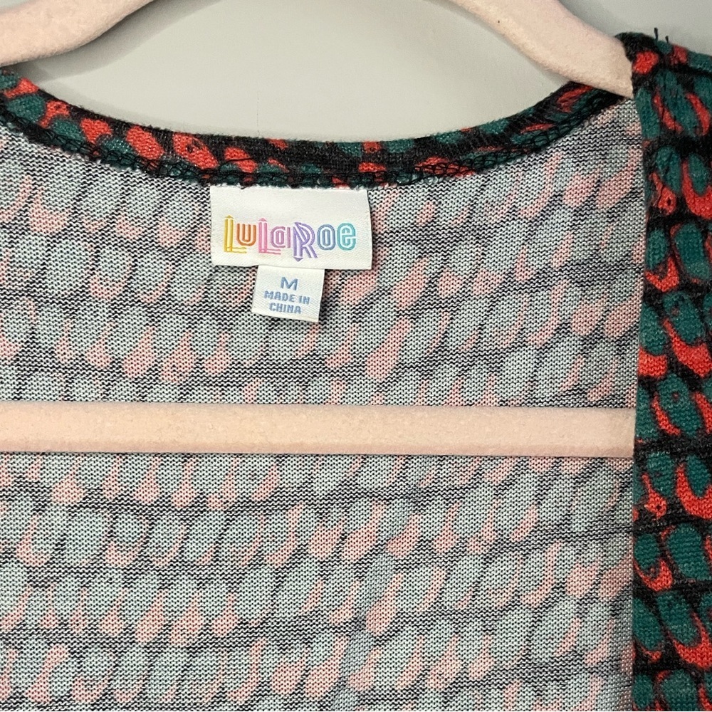 Bright Lularoe Joy Longline Vest - Picture 3 of 9